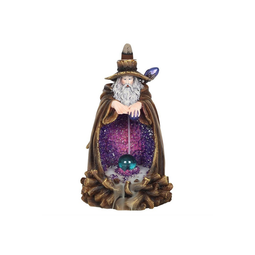 Wizard Backflow Incense Burner with Light