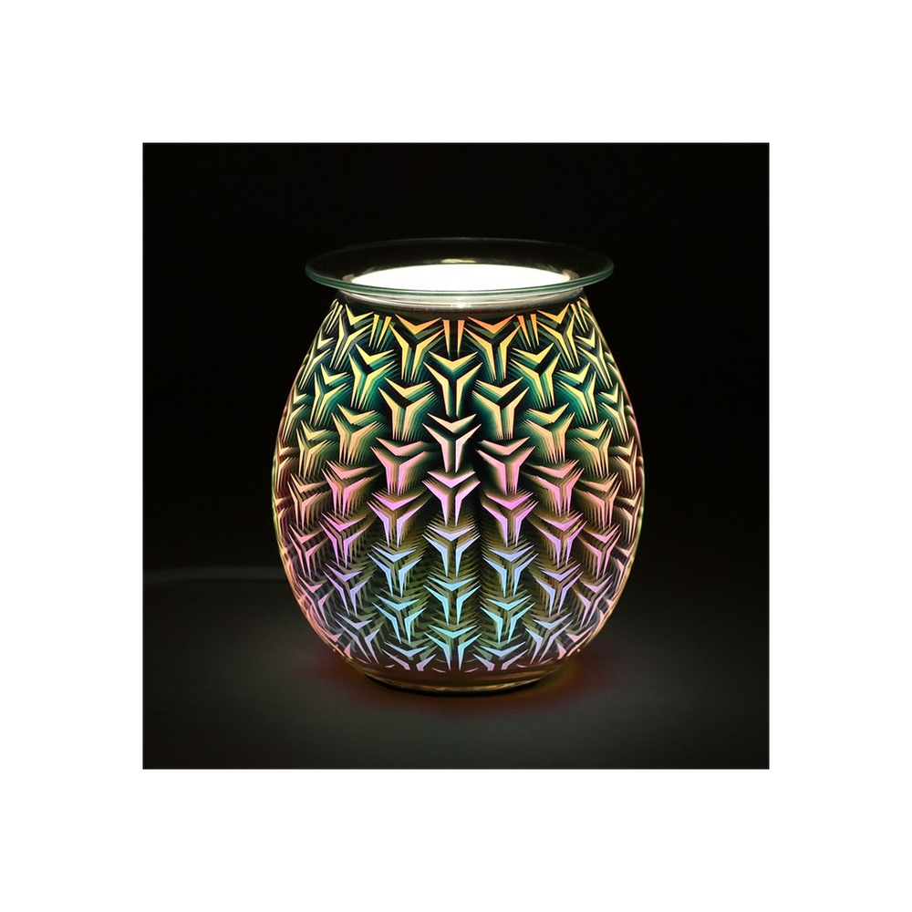 3D Geometric Light Up Electric Oil Burner