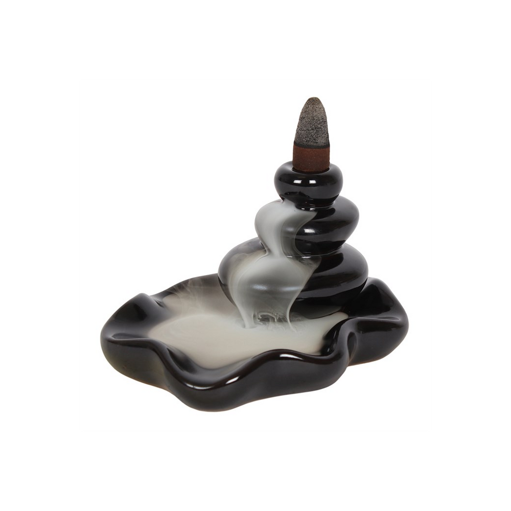 Large Pebbles Backflow Incense Burner