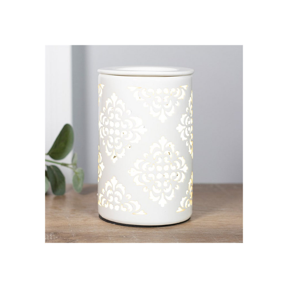 Damask Cut Out Electric Oil Burner