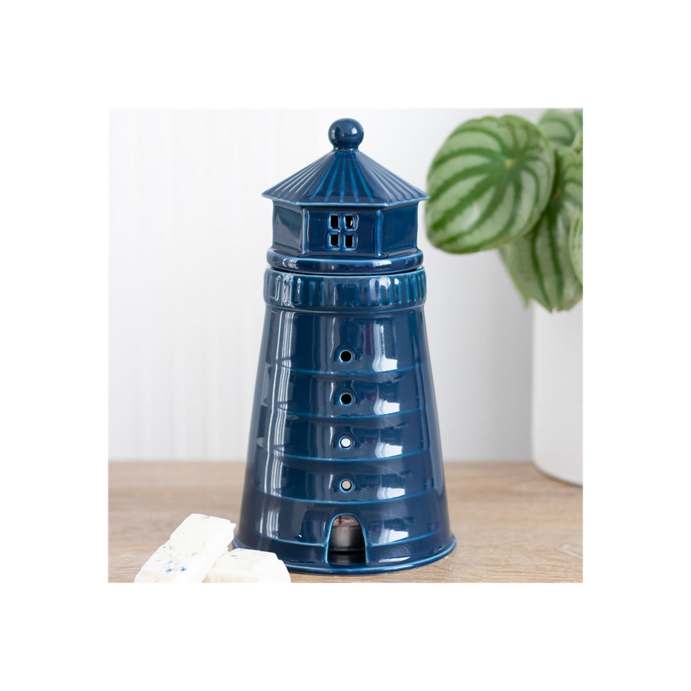 Blue Lighthouse Oil Burner