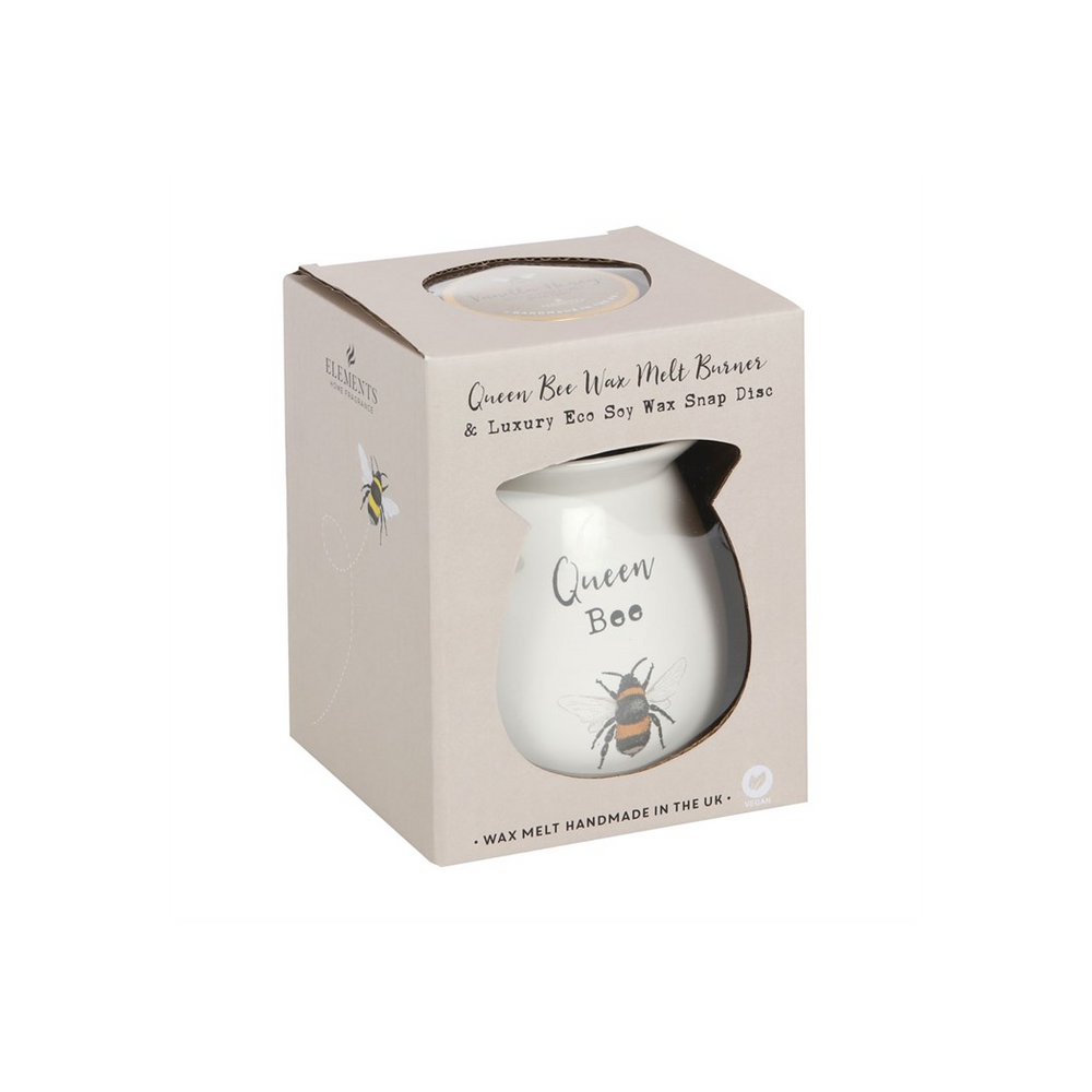 Queen Bee Wax Melt Burner Gift Set