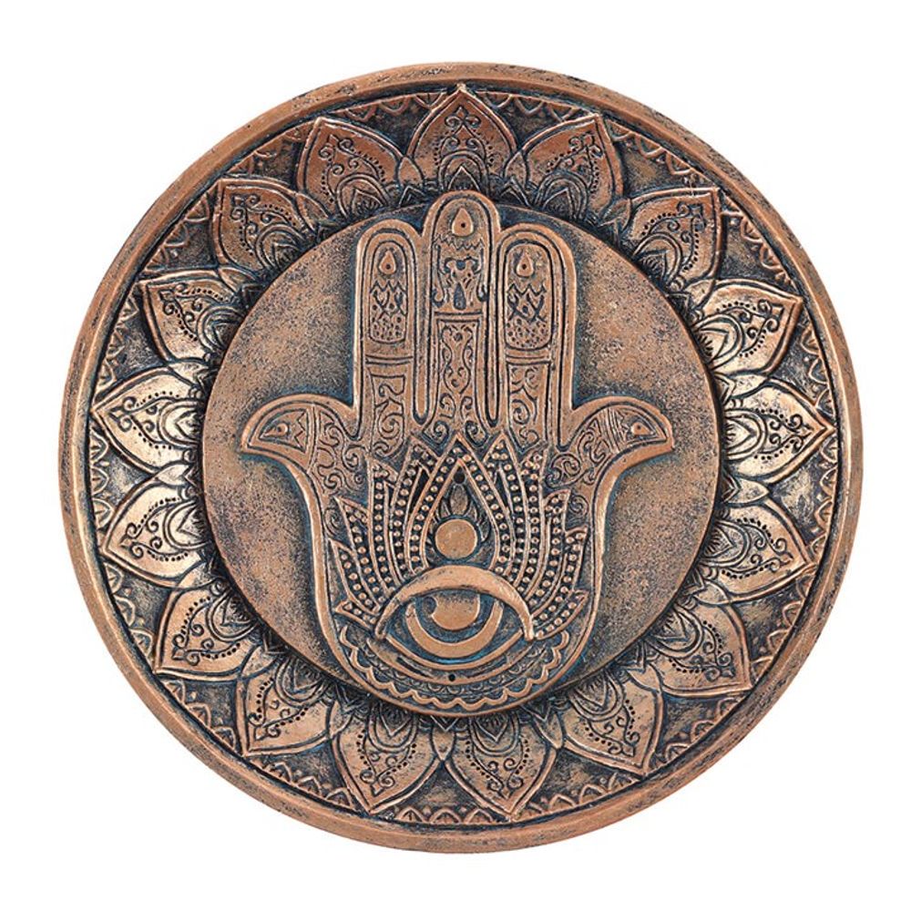 Hand of Hamsa Incense Holder Plate