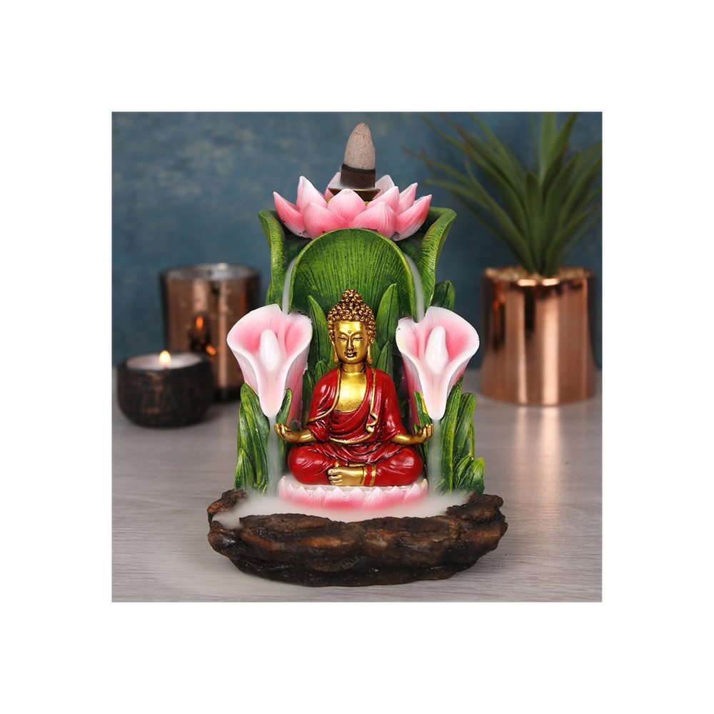 Colourful Buddha Backflow Incense Burner