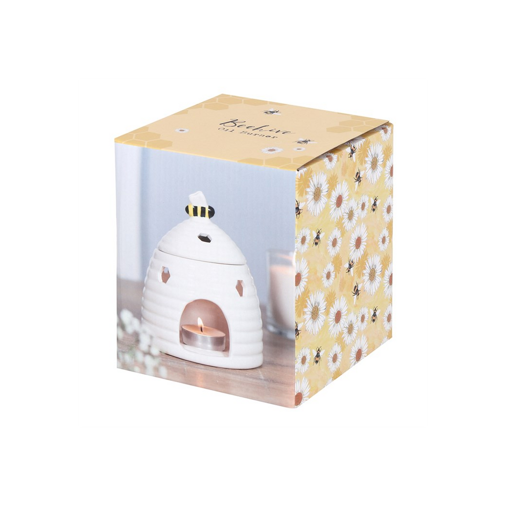 White Beehive Oil Burner