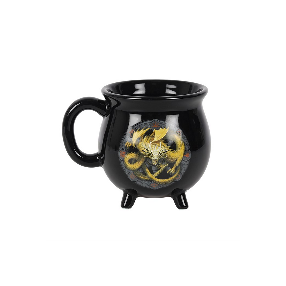 Imbolc Colour Changing Cauldron Mug by Anne Stokes