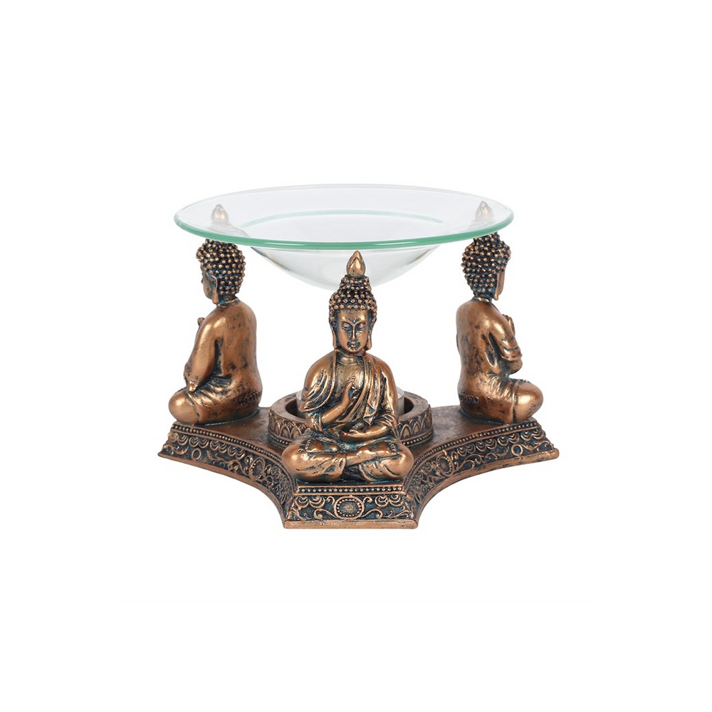 Bronze Buddha Oil Burner