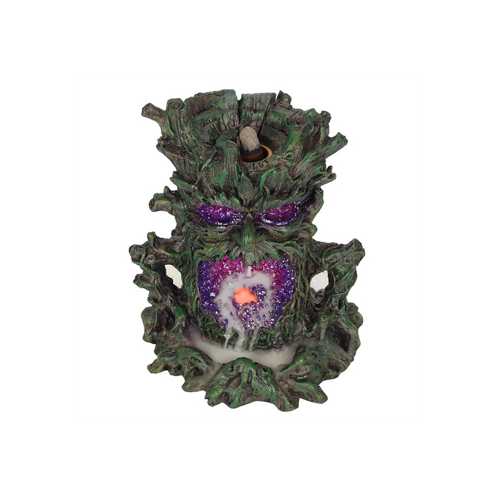 Dark Tree Man Backflow Incense Burner with Light