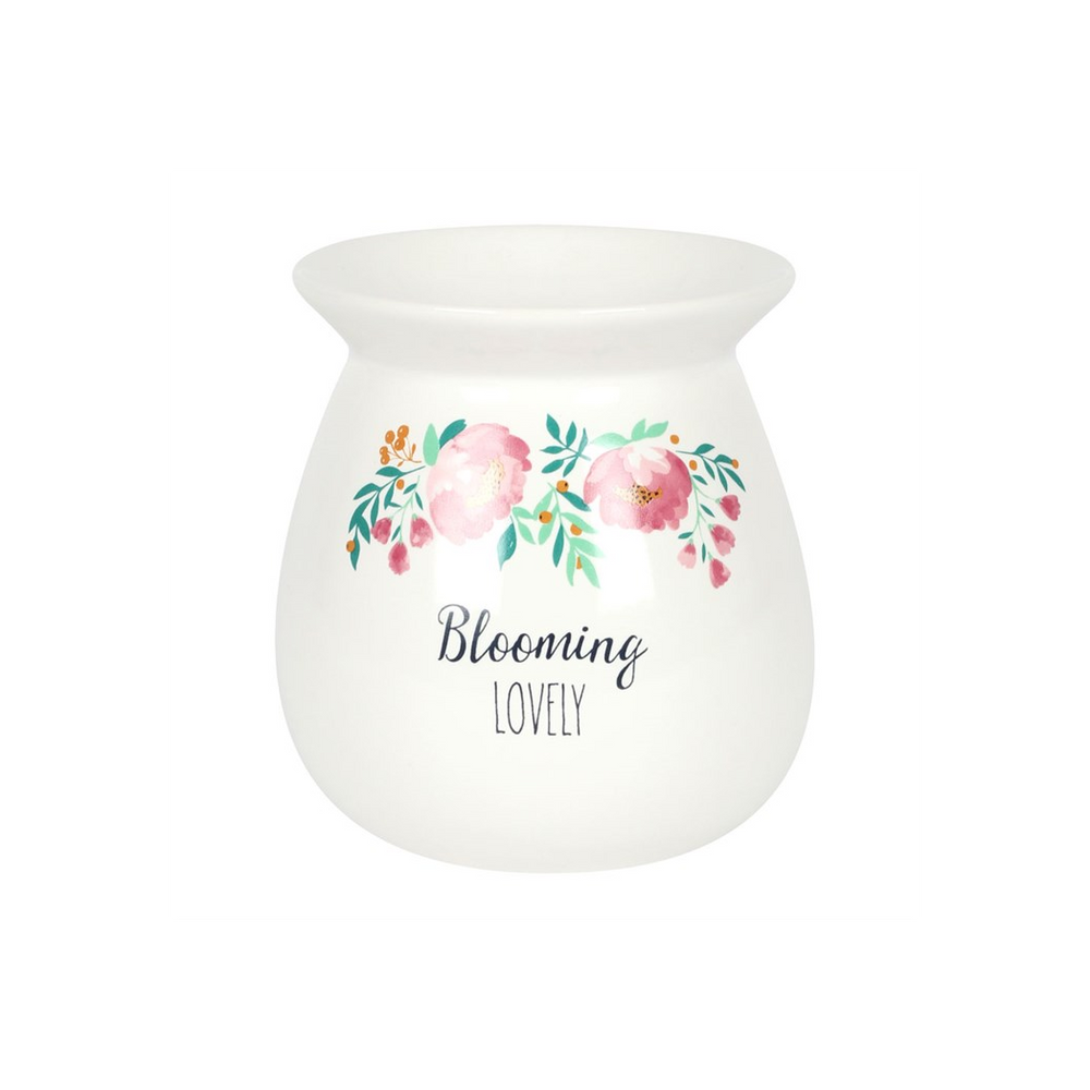 Large Blooming Lovely Wax Melt Burner Gift Set