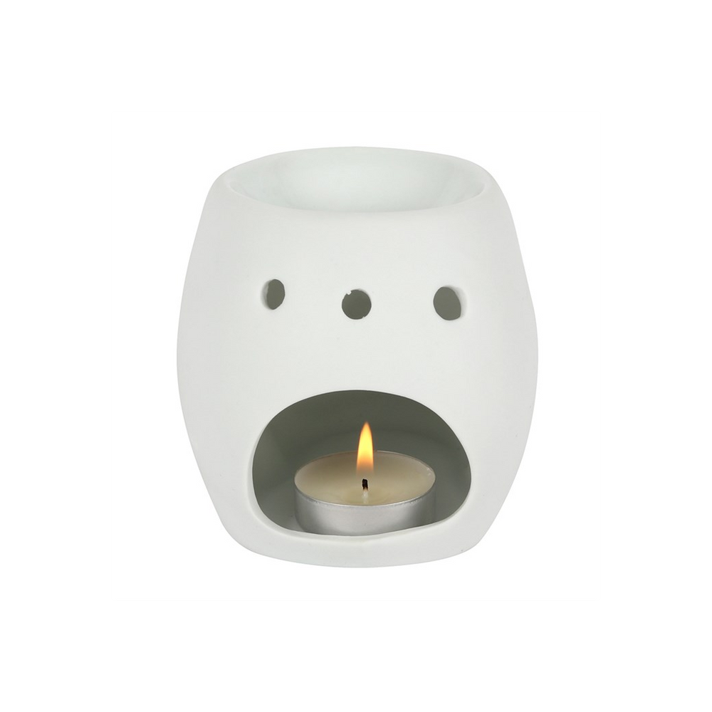 White Skull Oil Burner