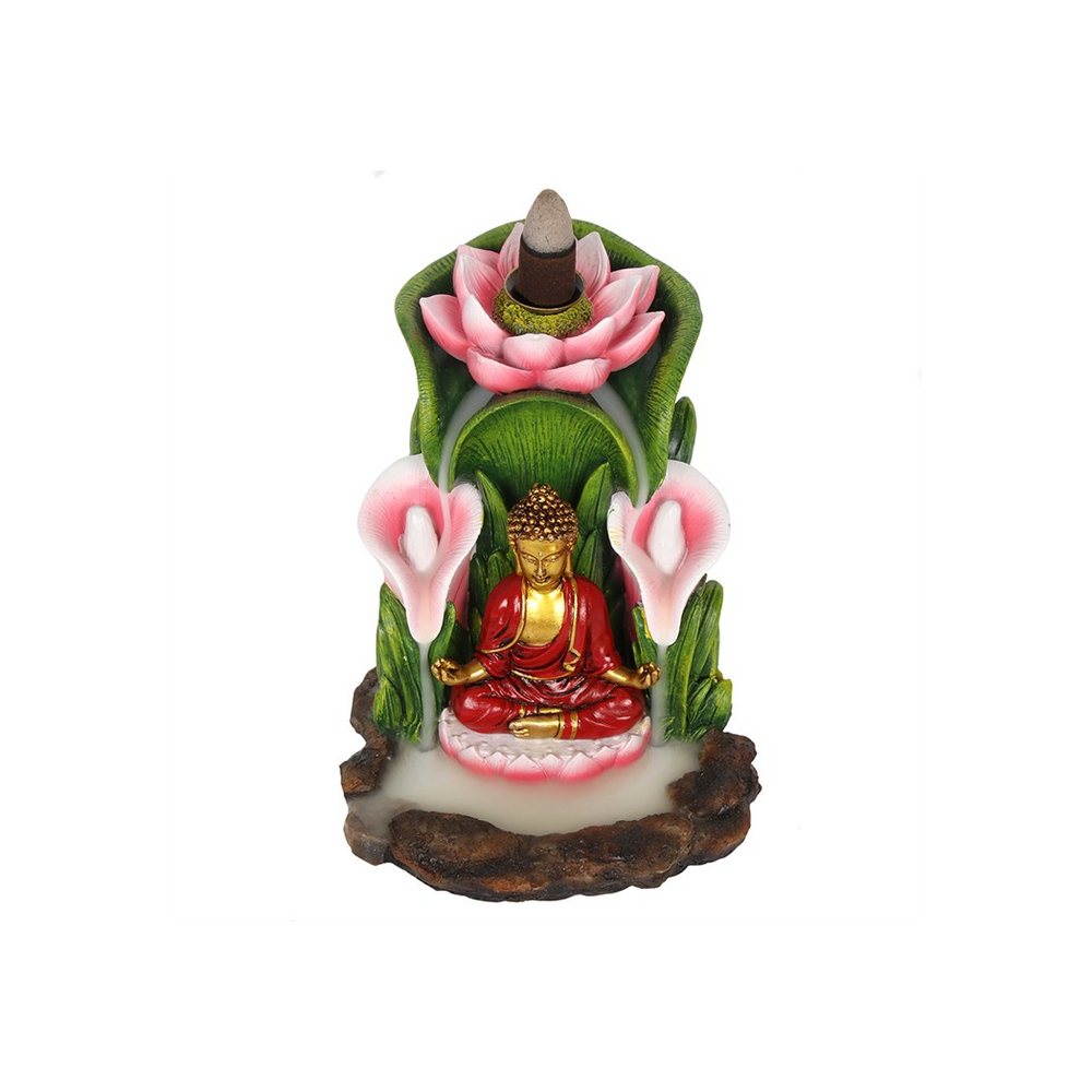 Colourful Buddha Backflow Incense Burner