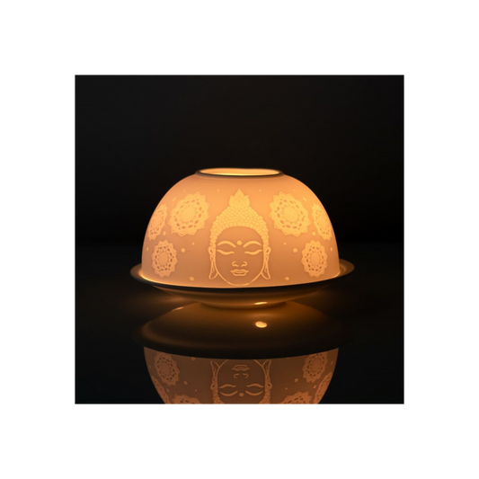 Buddha Face Dome Tealight Holder