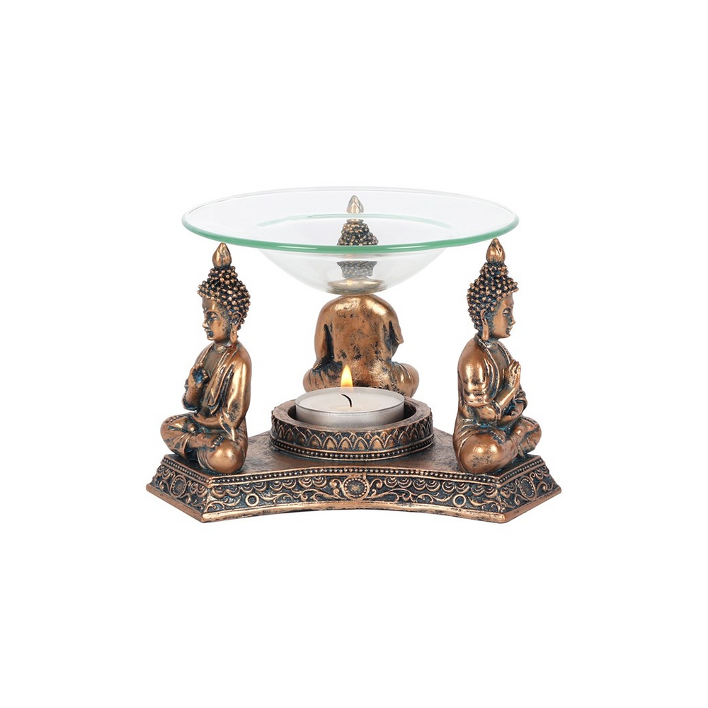 Bronze Buddha Oil Burner