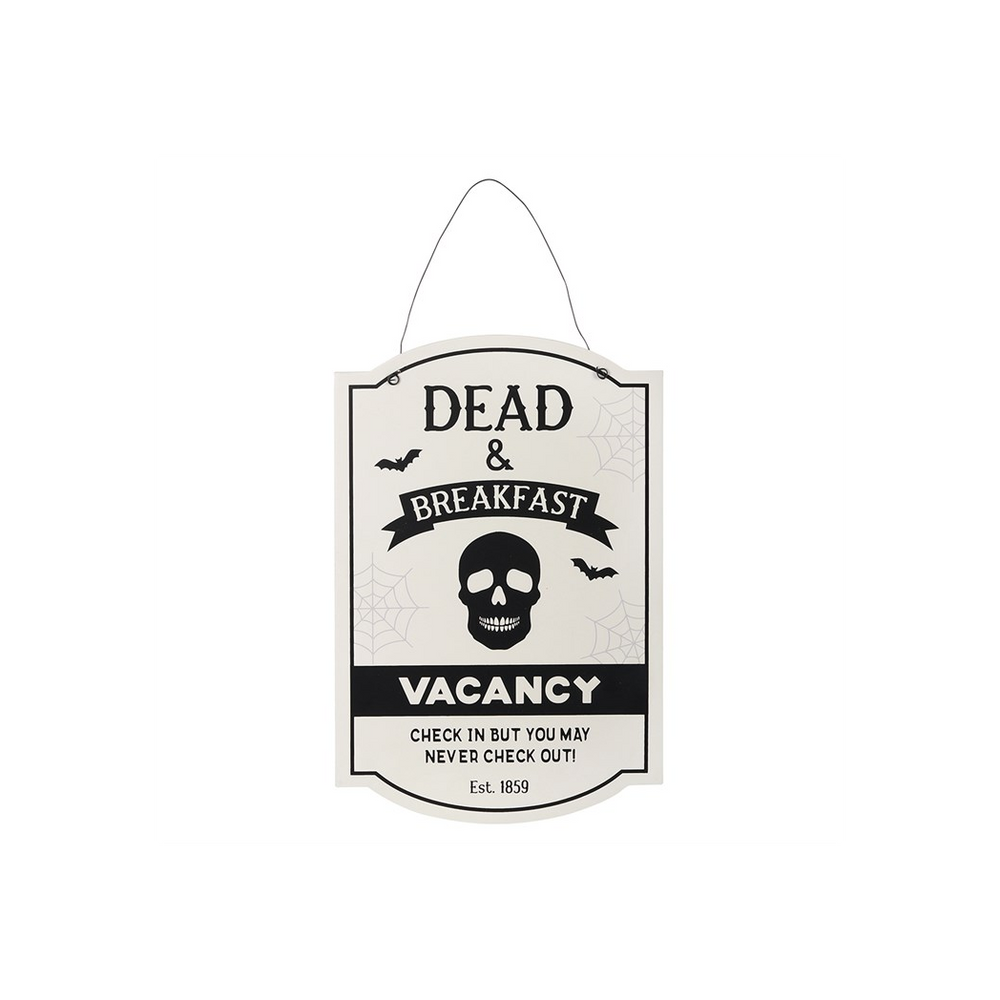 30cm Dead and Breakfast Hanging Sign