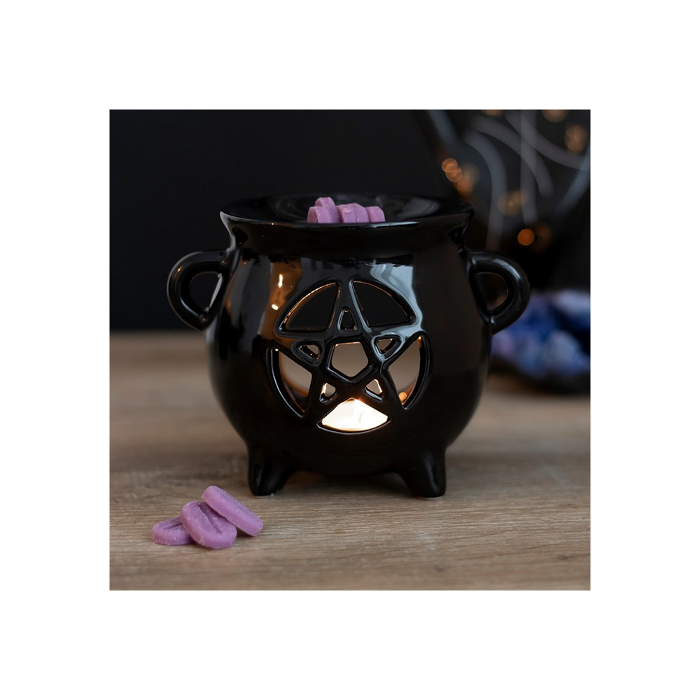 Pentagram Cauldron Oil Burner