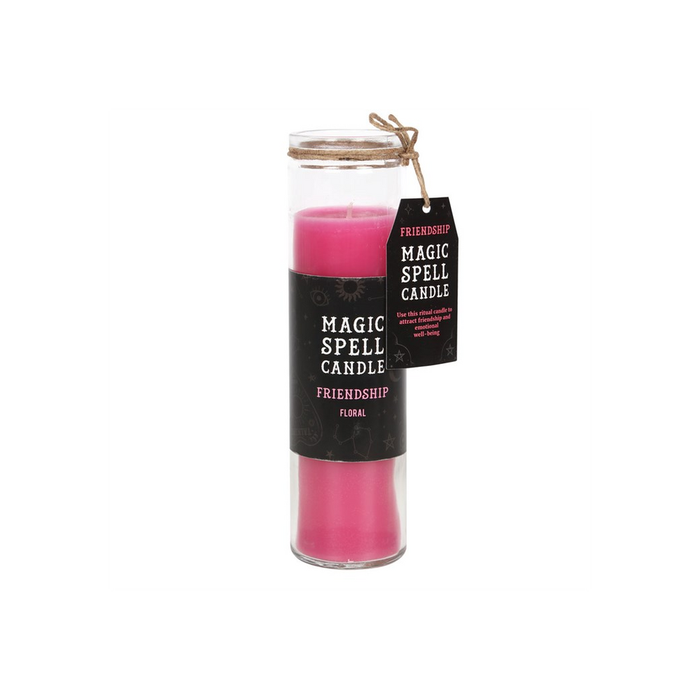 Floral 'Friendship' Spell Tube Candle