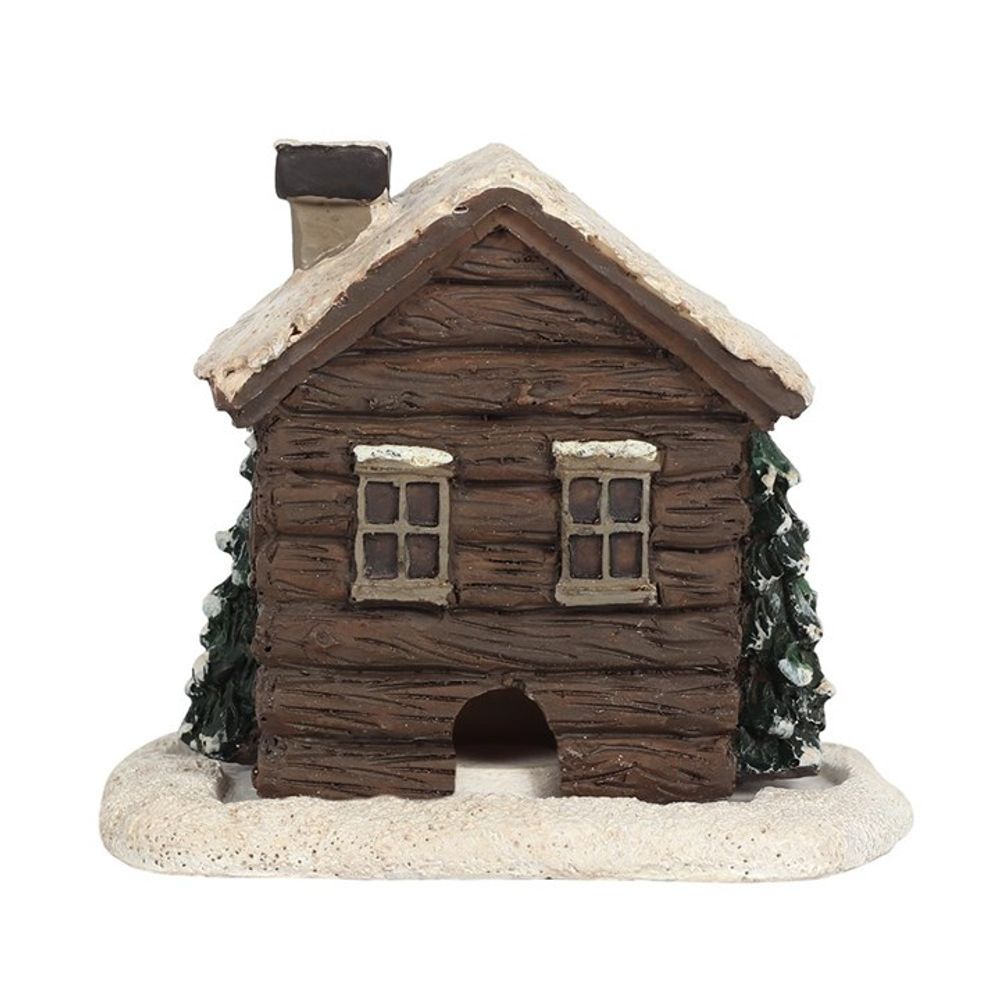 Log Cabin Incense Cone Burner