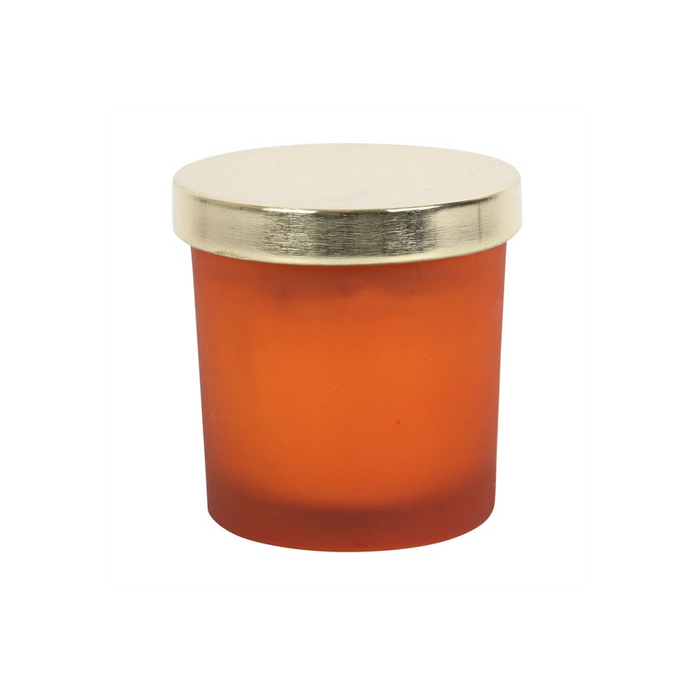 Sacral Chakra Orange Crystal Chip Candle