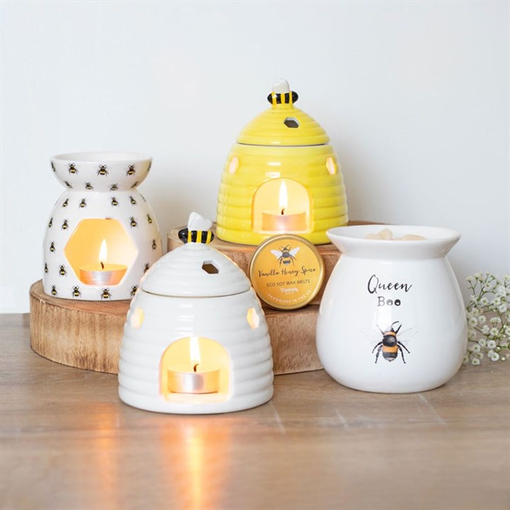 All Over Bee Print Oil Burner