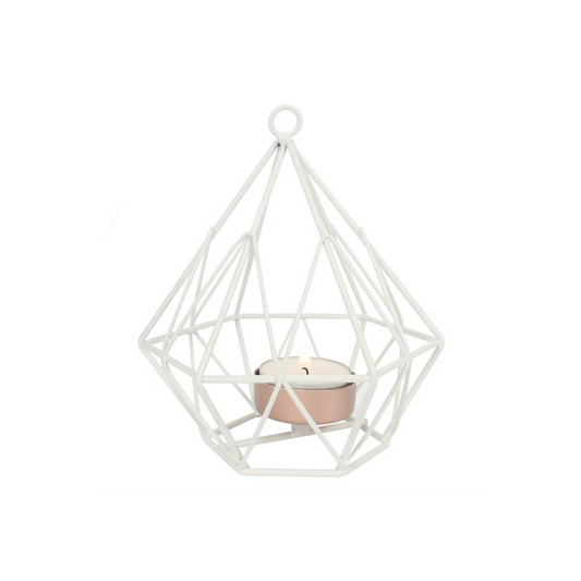 White Wire Tealight Holder