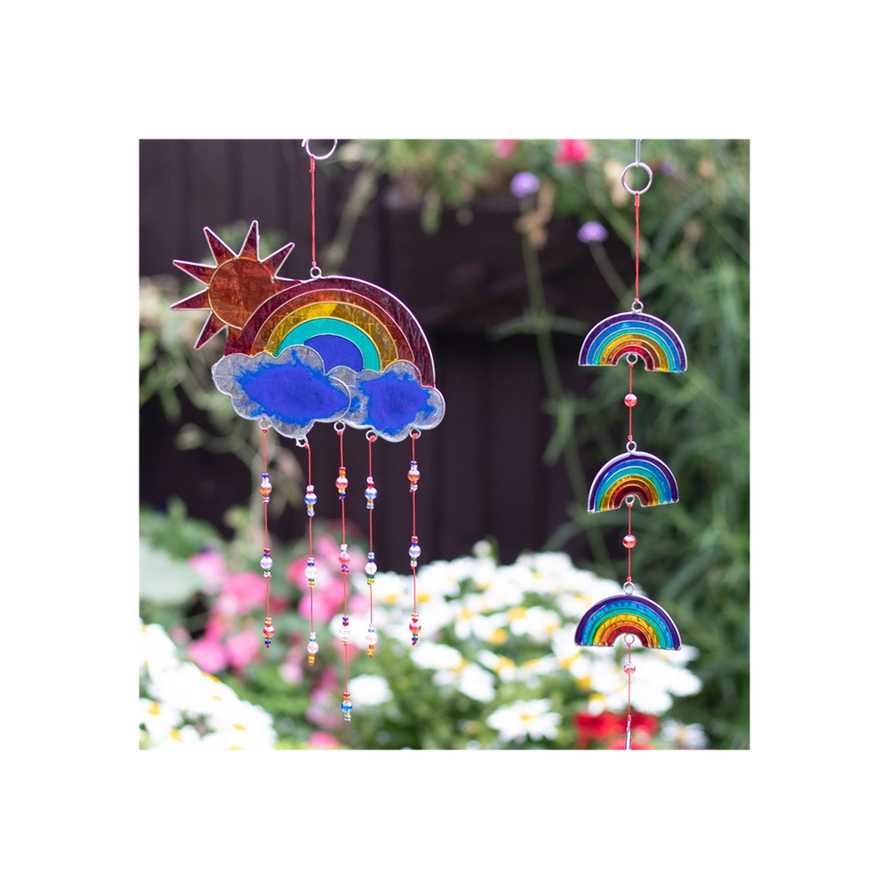 35cm Sun and Rainbow Suncatcher