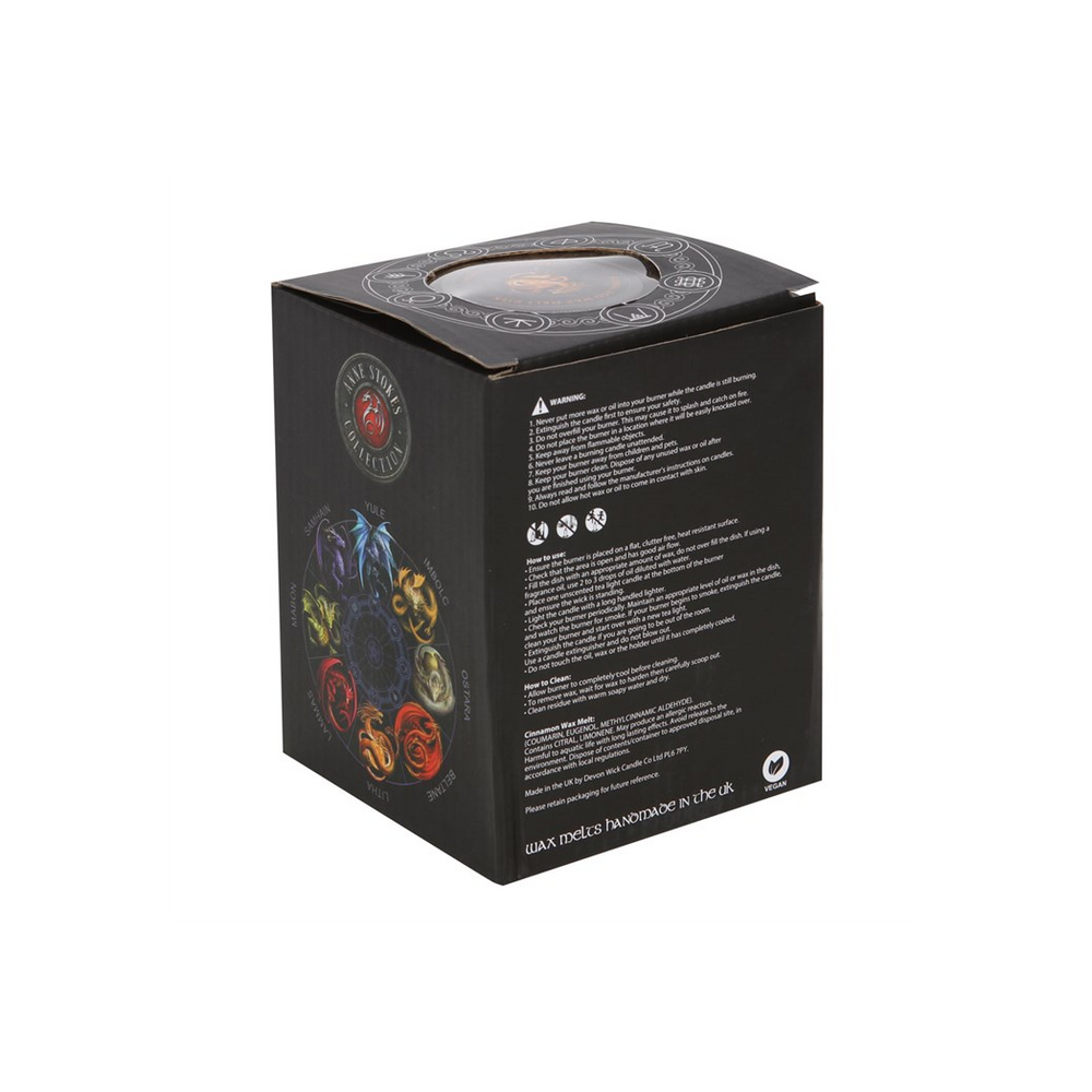 Litha Wax Melt Burner Gift Set by Anne Stokes