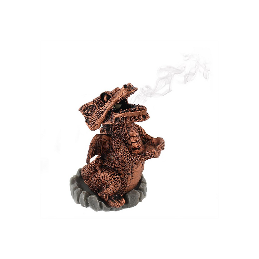 Red Dragon Incense Cone Holder