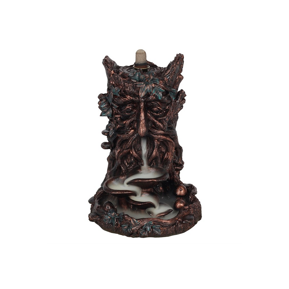 Bronze Effect Tree Man Backflow Incense Burner