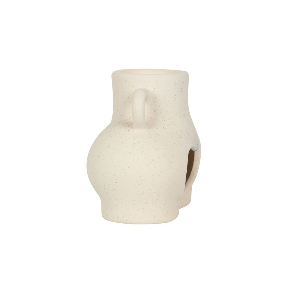 Cream Speckle Bum Oil Burner