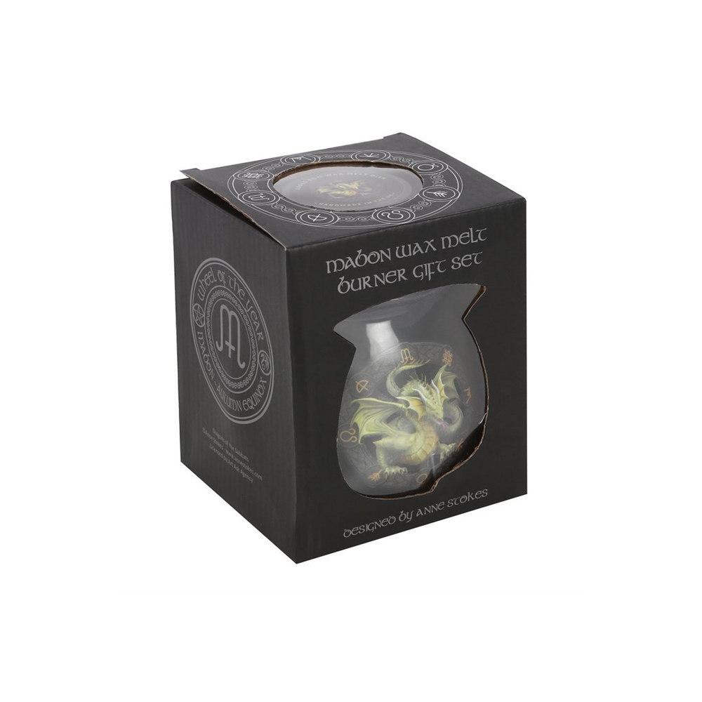 Mabon Wax Melt Burner Gift Set by Anne Stokes