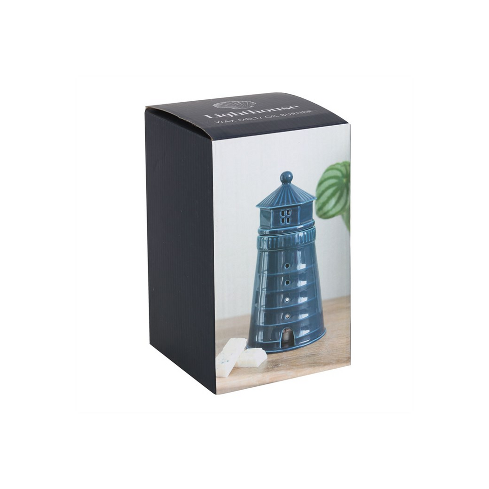 Blue Lighthouse Oil Burner