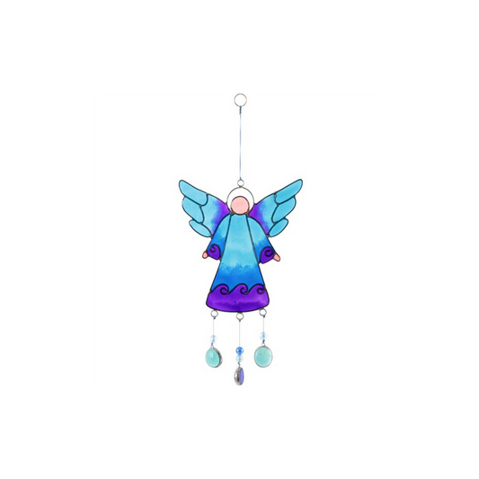 27cm Blue Angel Suncatcher