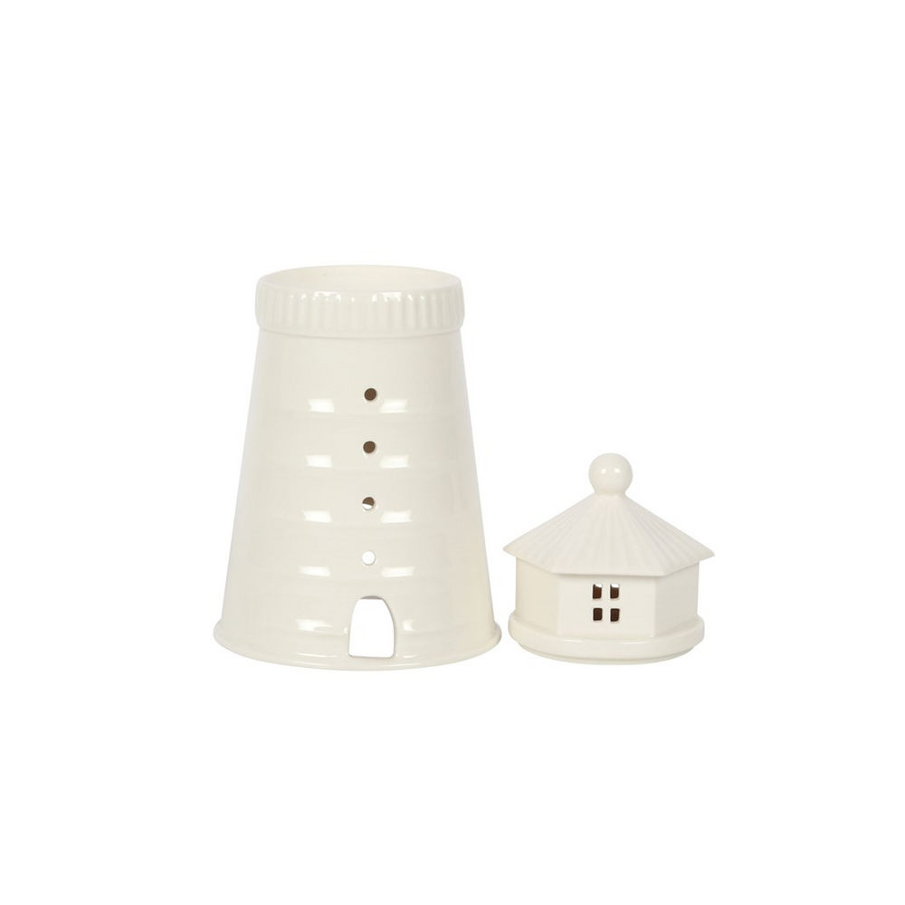 White Lighthouse Oil Burner